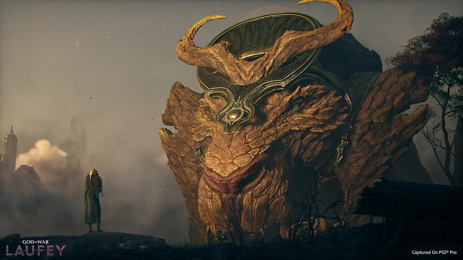 Official screenshot of Faye wielding the Leviathan Axe